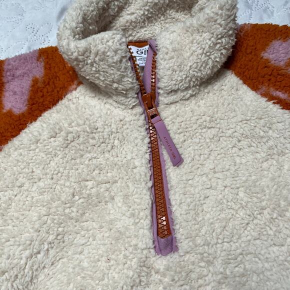 Athleta Girl 1/4 Zip So Snug Sherpa Fleece Size 7 - Picture 6 of 7